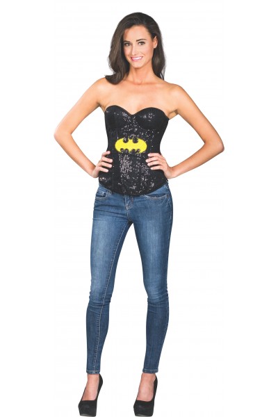 Adult Batgirl Sequin Corset