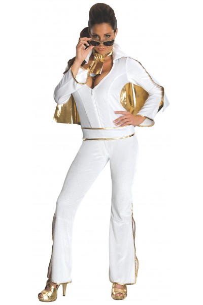 Secret Wishes Elvis White Costume