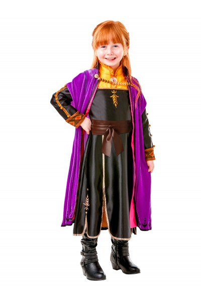Premium Frozen 2 Anna Costume for Kids