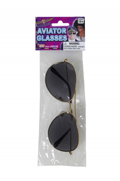 Aviator Glasses - Gold Careers