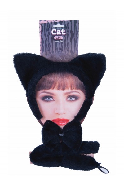Black Cat Adult Costume Kit Animals