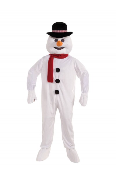 Snowman Mascot Adult Costume