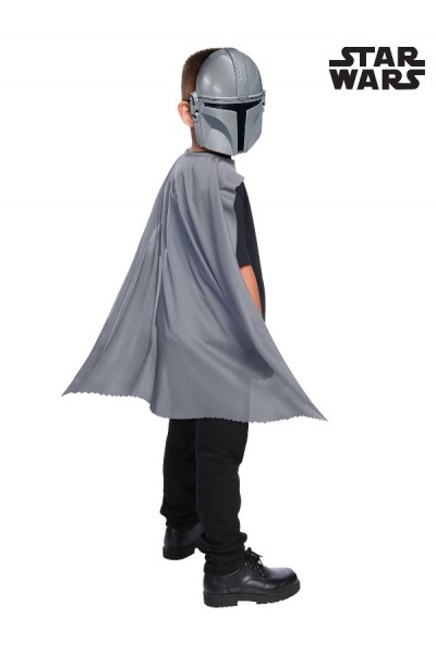 Mandalorian Mask & Cape Set for Child Star Wars