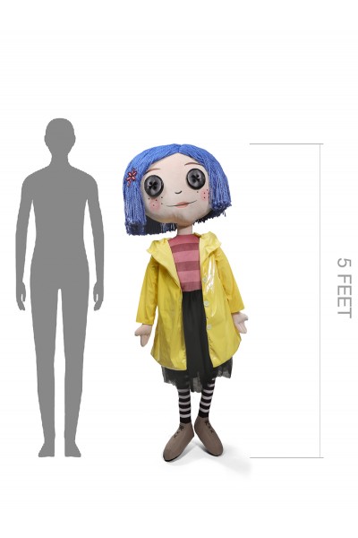 Coraline Life Size Button Eyes Plush