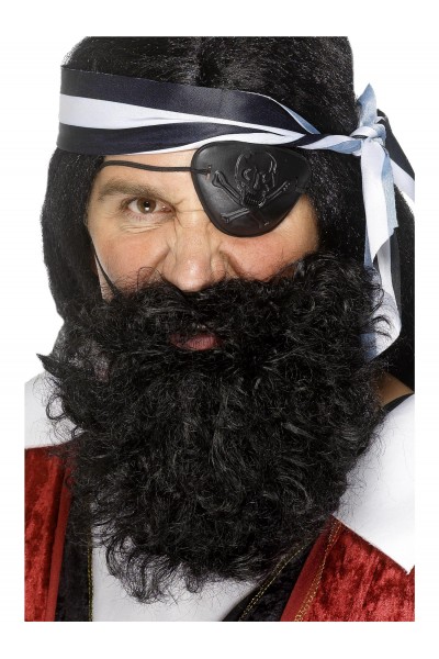 Black Pirate Beard for Adult