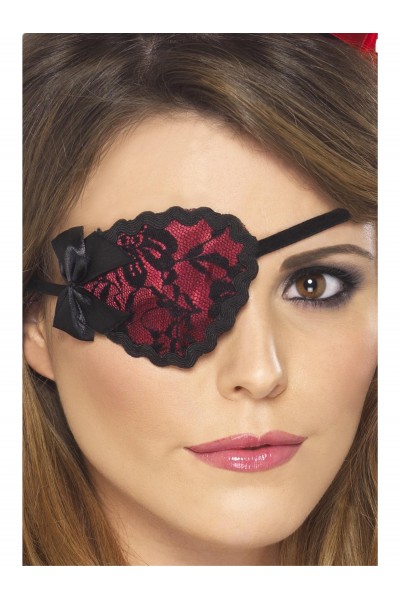 Pirate Red Eyepatch for Adult