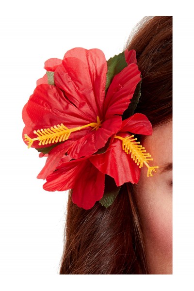 Hawaiian Flower Hair Clip Accessory