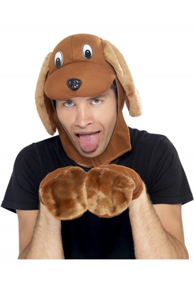 Dog Hood & Gloves Kit for Adult