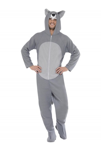 Wolf Onesie Adult Costume