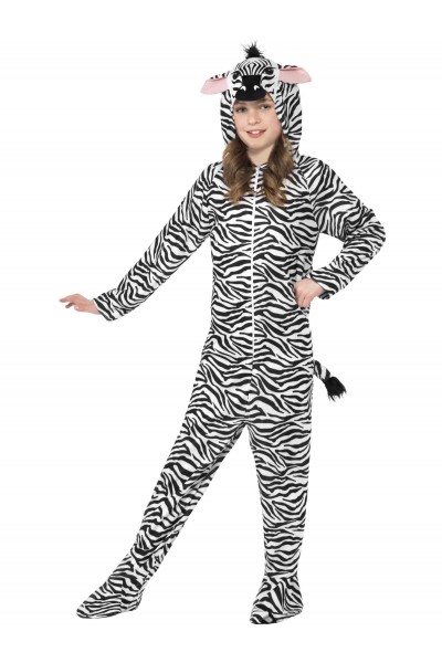 Zebra Onesie Child Costume