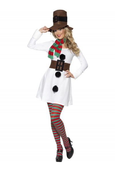 Miss Snowman Adult Costume