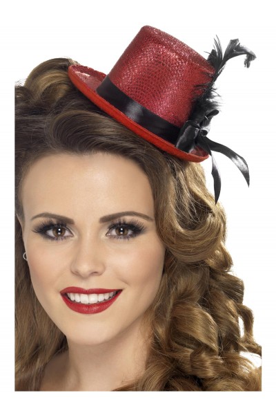 Red Mini Top Hat for Adult