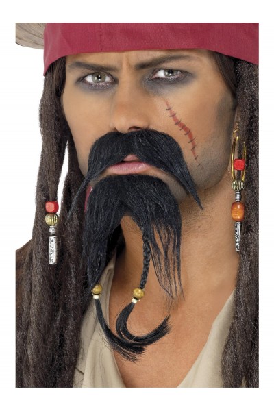 Pirate Facial Hair Set, Adult