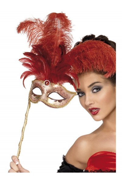 Baroque Red Fantasy Eyemask for Adult