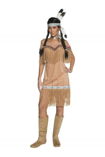 Native American Lady Deluxe Adult Costume