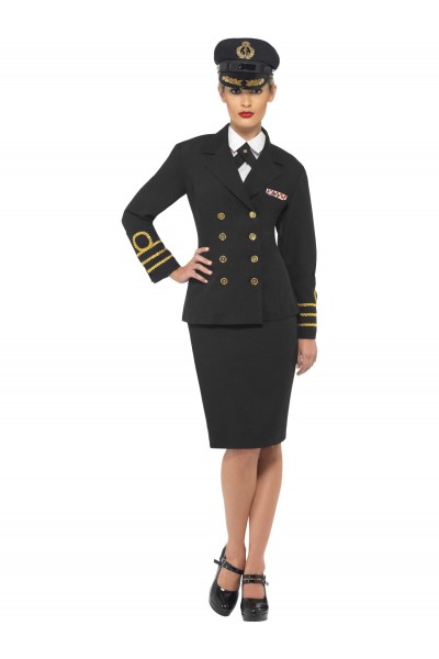 Navy Officer Female Adult Costume