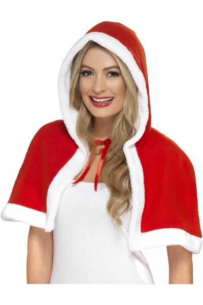 Miss Claus Mini Cape for Adult