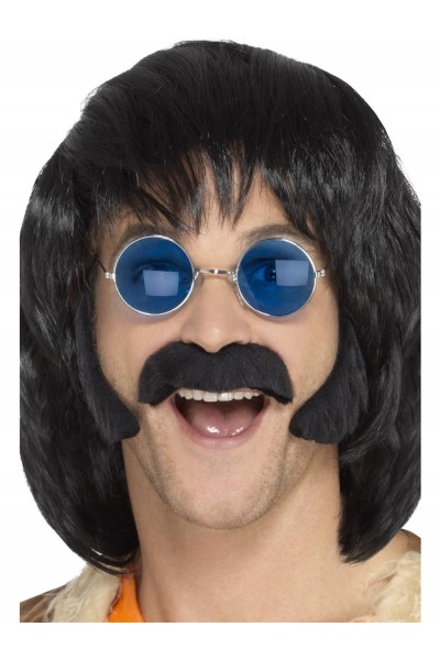 Black Hippie Disguise Set for Adult