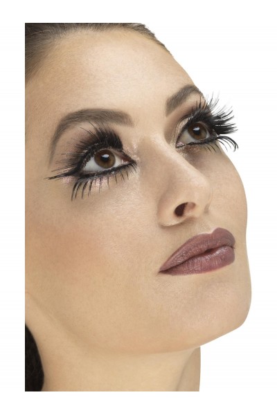 Black Eyelashes With Wings for Adult