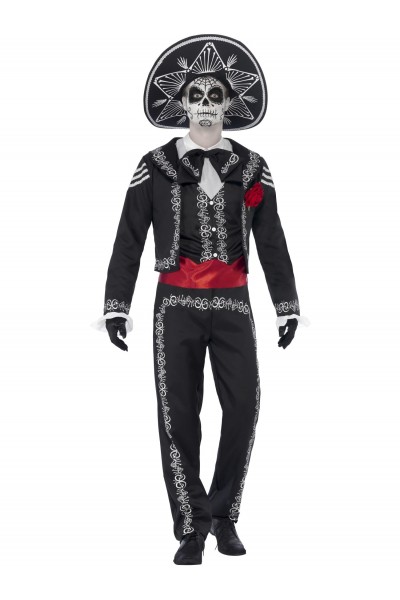 Day Of The Dead Senor Bones Adult Costume