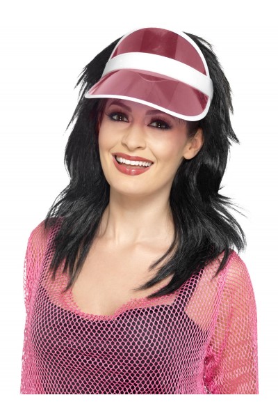 80s Visor, Pink for Adult