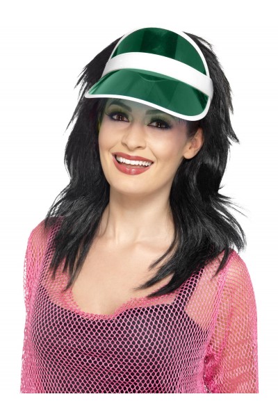 80s Visor, Green for Adult