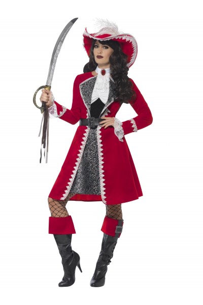 Lady Captain Deluxe Costume for Adult