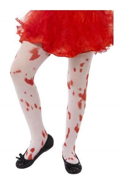 Tights With Blood Stain Print for Child