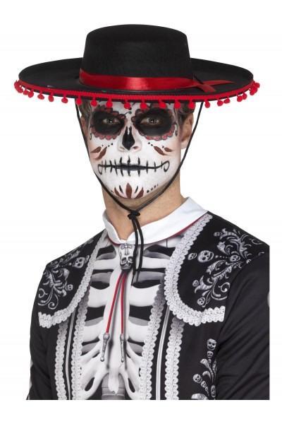 Day Of The Dead Senor Hat for Adult