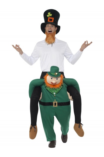 Paddy's Leprechaun Piggy Back Adult Costume