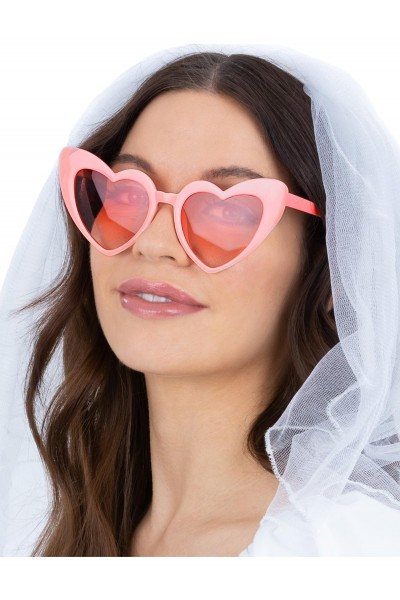 Pink Heart Spectacles for Adult