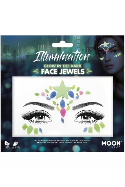 Moon Glow Illumination Face Jewels