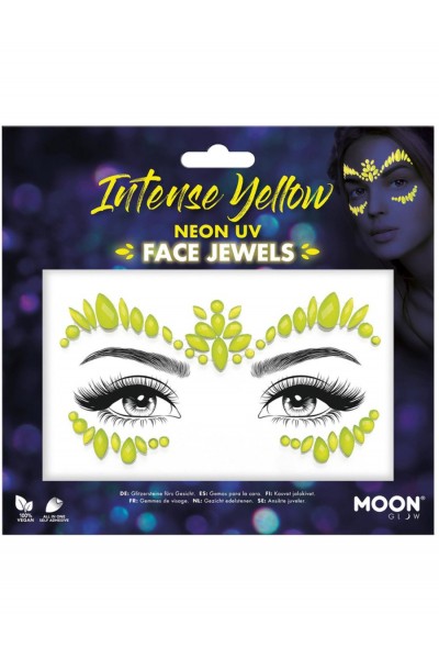 Moon Glow Intense Yellow Face Jewels