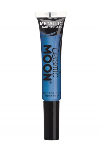 Cosmic Moon Metallic Hair Streaks