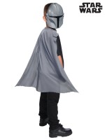 Mandalorian Mask & Cape Set for Child Star Wars