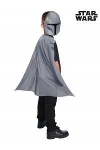 Mandalorian Mask & Cape Set for Child Star Wars
