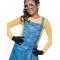 Minion Female Pleated Child Costume