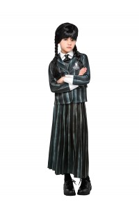 Wednesday Nevermore Academy Black Child Costume Addams Family