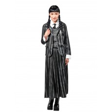 Wednesday Nevermore Deluxe Blue Adult Costume Addams Family