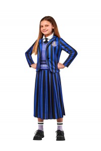 Wednesday Nevermore Blue Academy Uniform for Child Addams Family