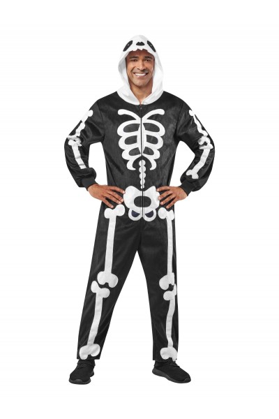 Skeleton Onesie Adult Costume