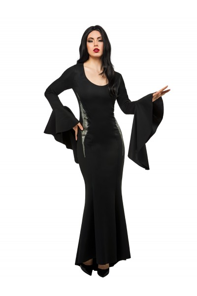 Morticia Deluxe Adult Costume - Wednesday Addams Family