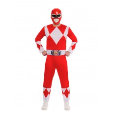 Power Rangers Red Deluxe Adult Costume Power Rangers Red Deluxe Adult Costume