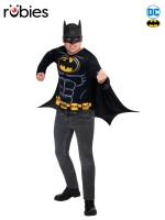 Batman Costume Top Cape & Adult Mask