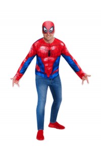Spider-Man Costume Top & Mask for Adult