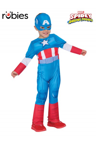 Captain America Deluxe Toddler Costume