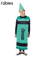 Green Crayon Adult Tabard Costume - One Size