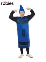 Blue Crayon Adult Tabard Costume - One Size