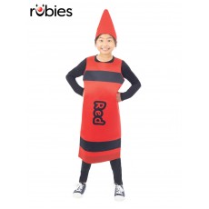 Red Crayon Child Tabard Costume - One Size