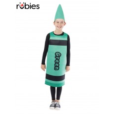 Green Crayon Child Tabard Costume - One Size